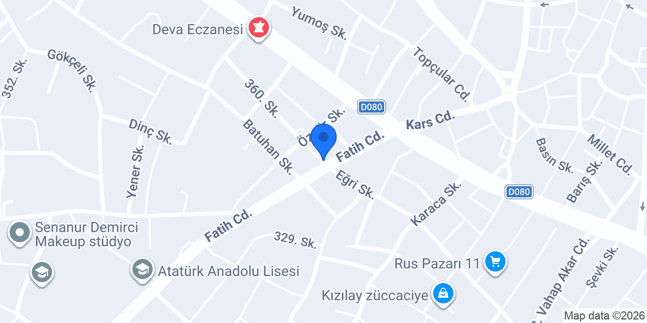 Derinsu veteriner kliniği konumu