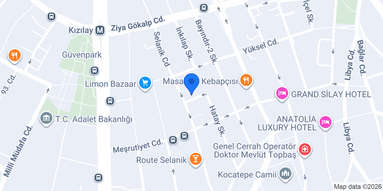 Çikolata Evim Kızılay konumu