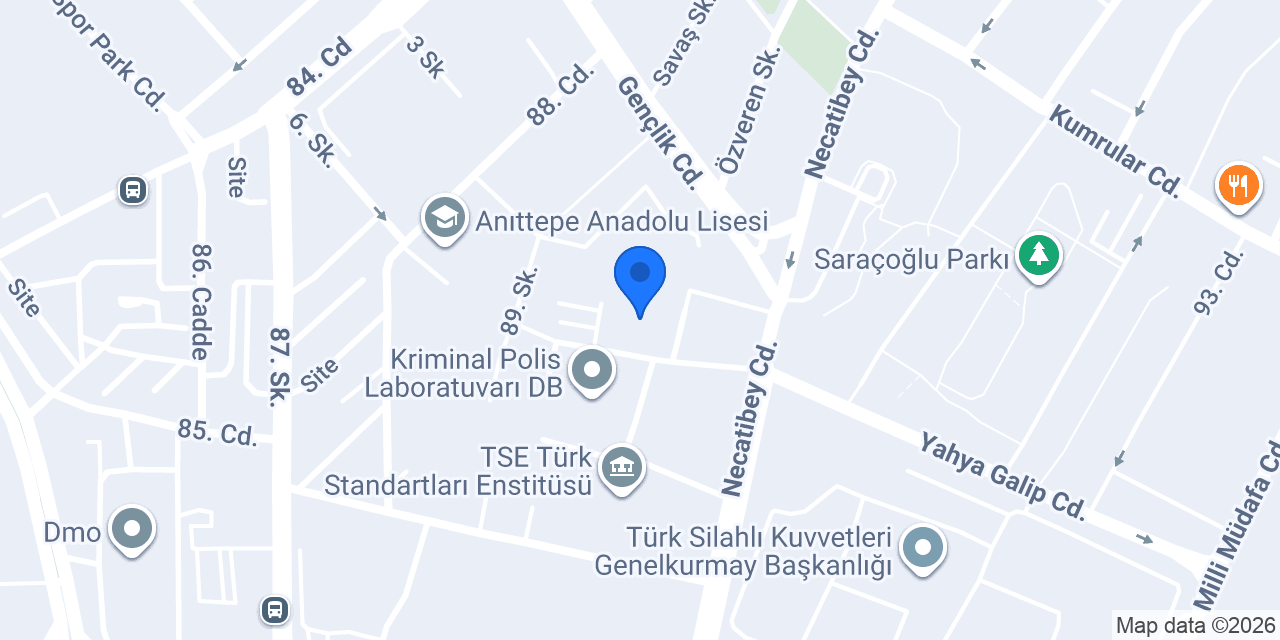 Polis Akademisi Anıttepe Yerleşkesi konumu