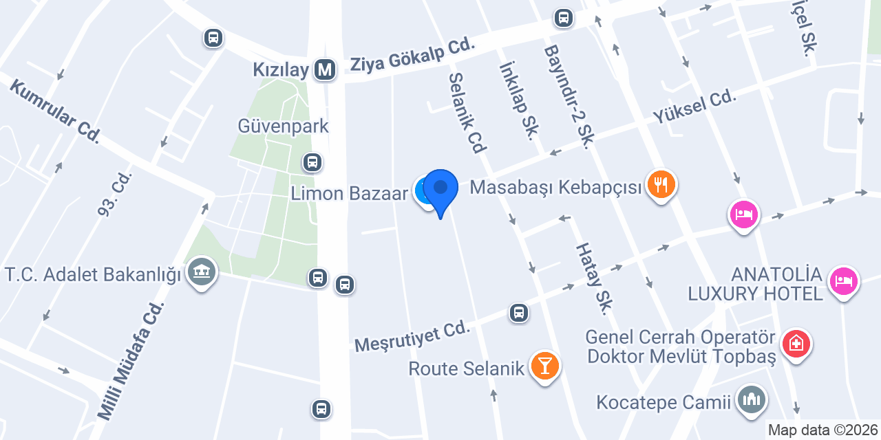 TMMOB Mimarlar Odası Ankara Şubesi konumu