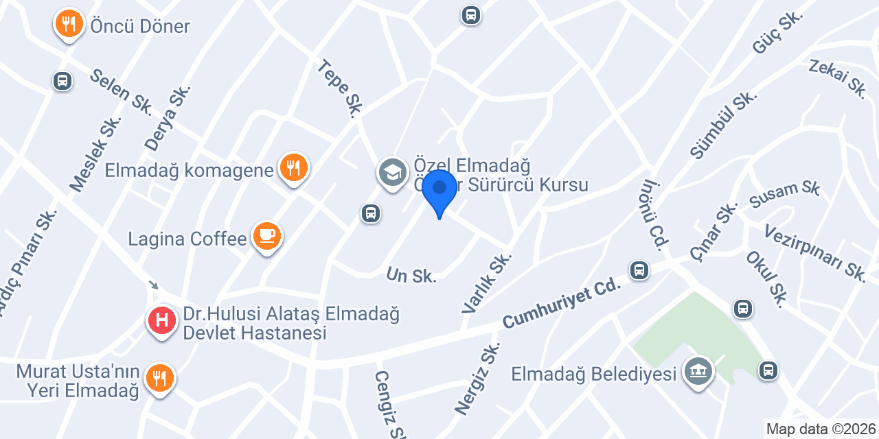 Elmadağ Erkek Öğrenci Yurdu konumu