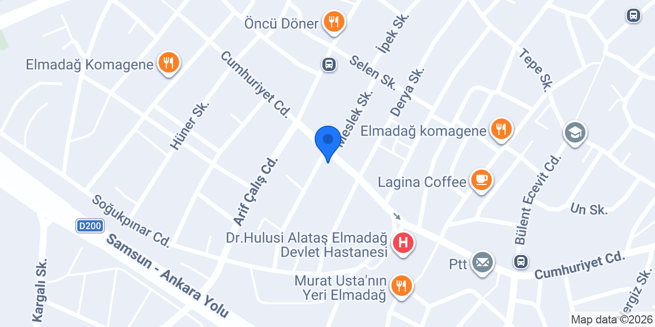 Stüdyo Özçağ konumu