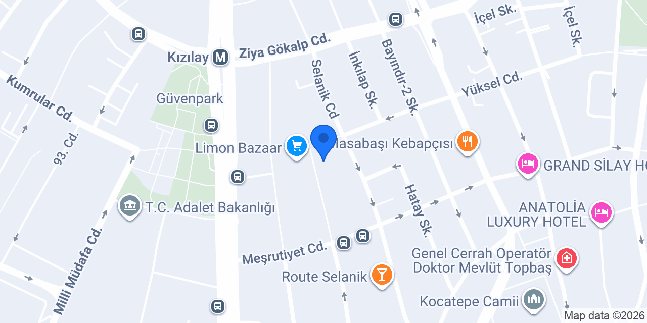 Kebo Kızılay konumu