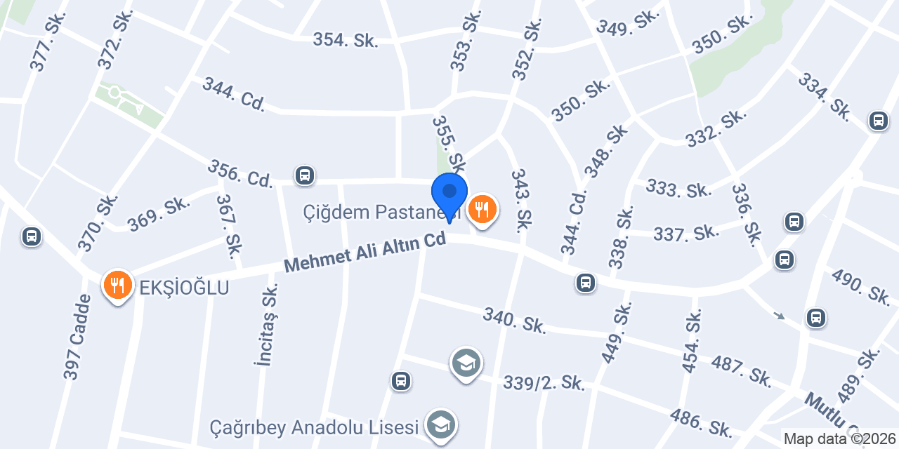 Akdere Veteriner Kliniği konumu