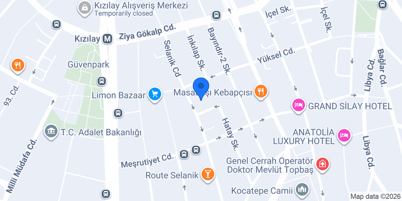 Hestia Güzellik Salonu konumu
