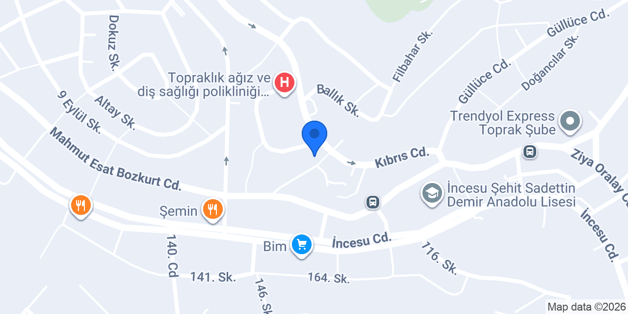 Arkadaş Market konumu