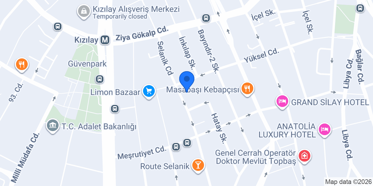 Uzm. Kl. Psk. Pınar Kemaloğlu konumu