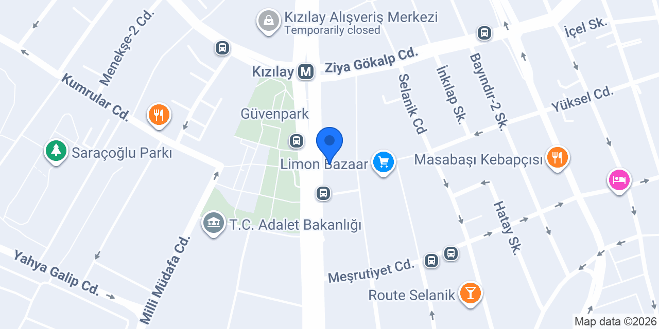 Ender Tercüme konumu