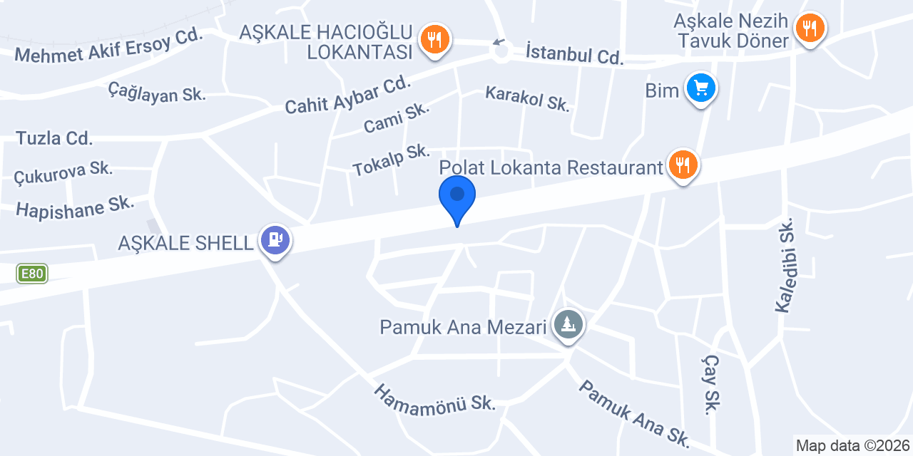 Özen otomotiv konumu