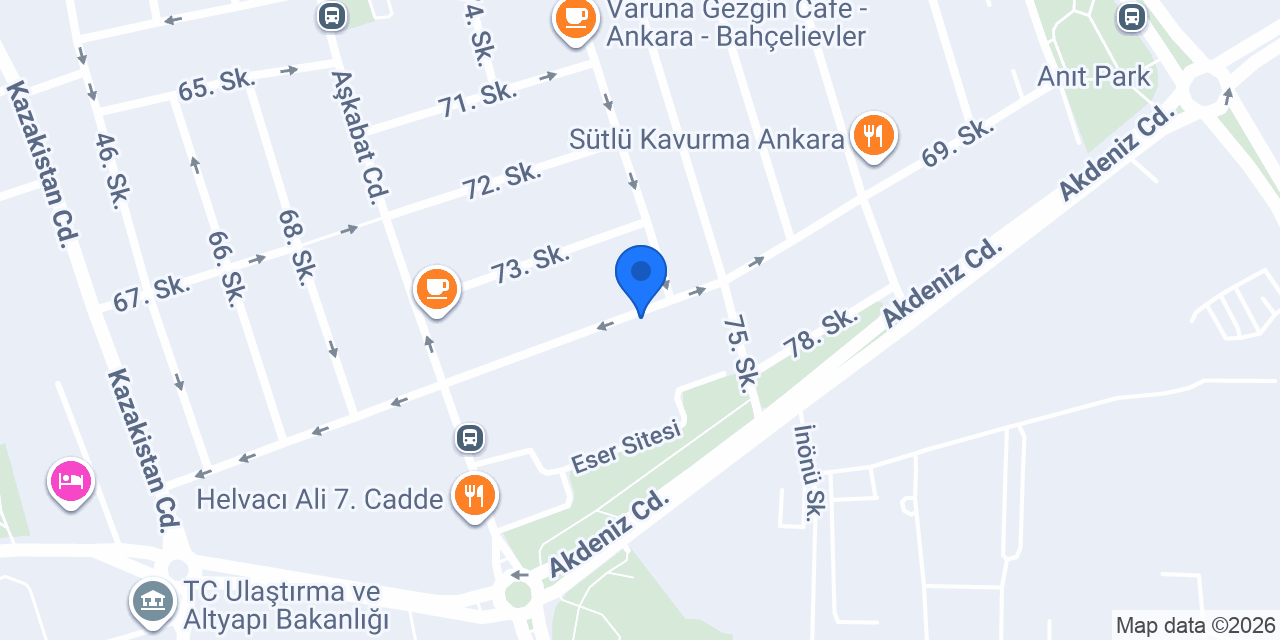 Mackbear Coffee Co. (Ankara / 69. Sokak) konumu