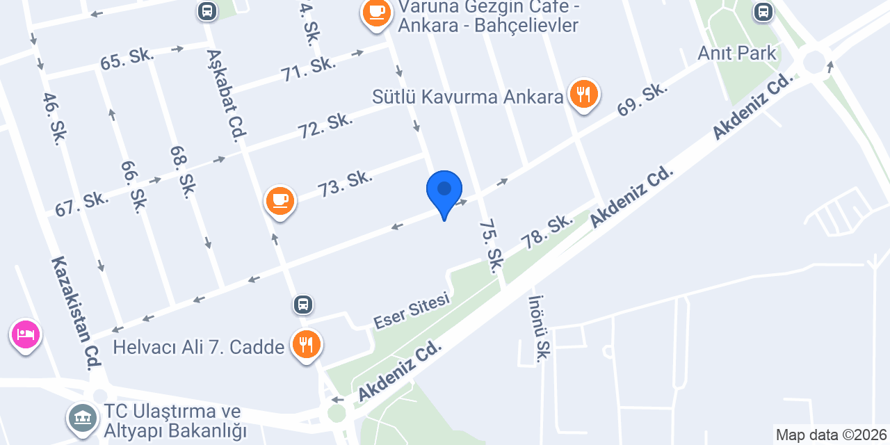 Kardeşler Uygur Mutfağı Bahçelievler konumu