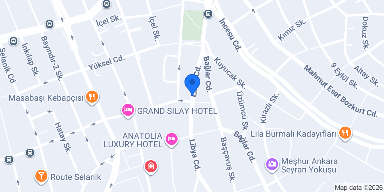 SUPER RENT A CAR OTO KİRALAMA UZUN DÖNEM ARAÇ KİRALAMA ANKARA KIZILAY OTO KİRALAMA konumu