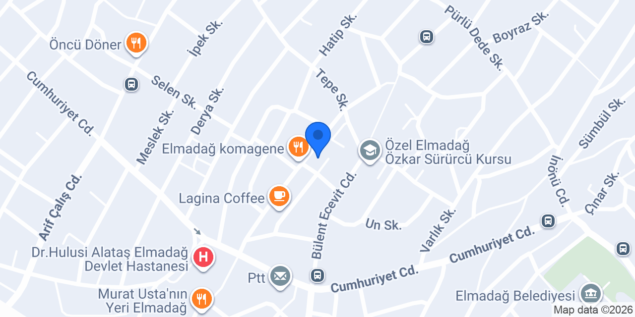 Elmadağ Adliyesi konumu