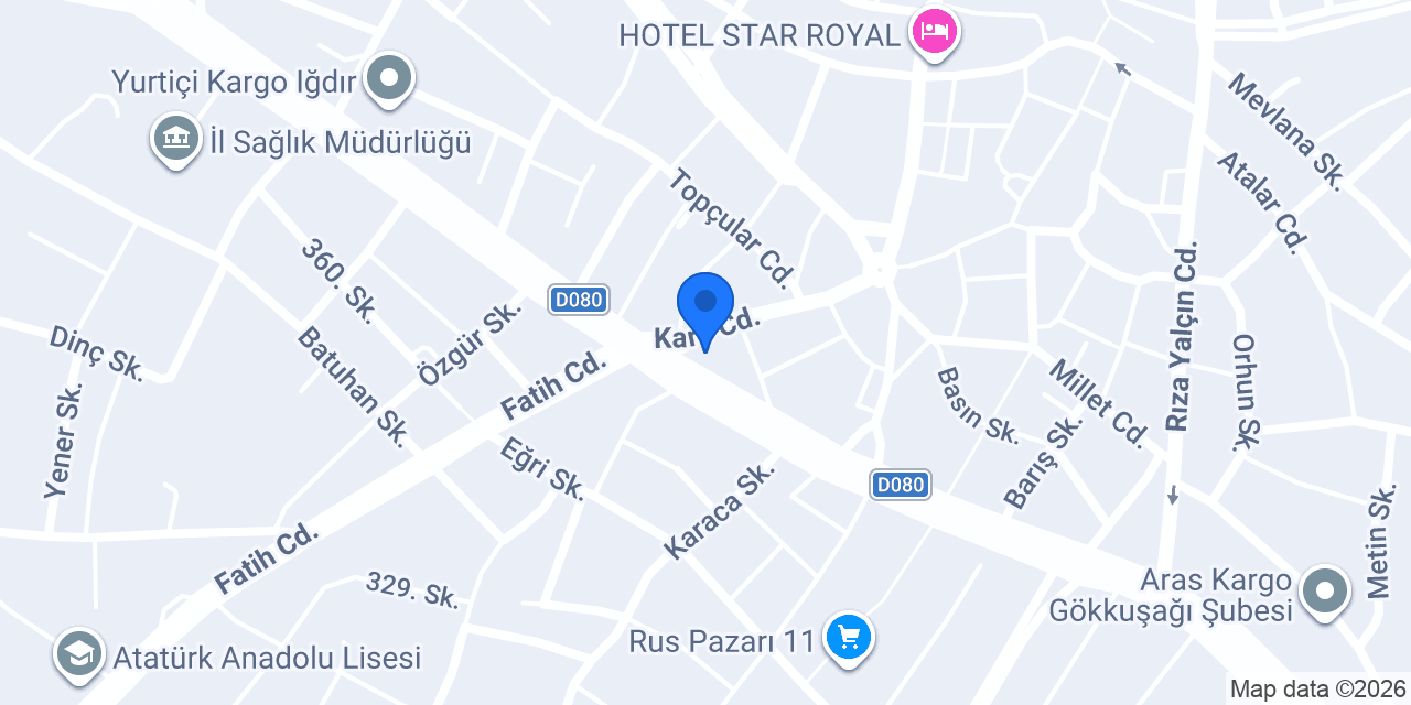 Dörtyol Taksi konumu