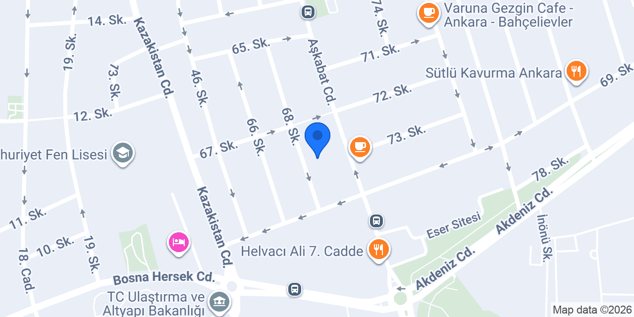 Sadık Sağlam Optik konumu