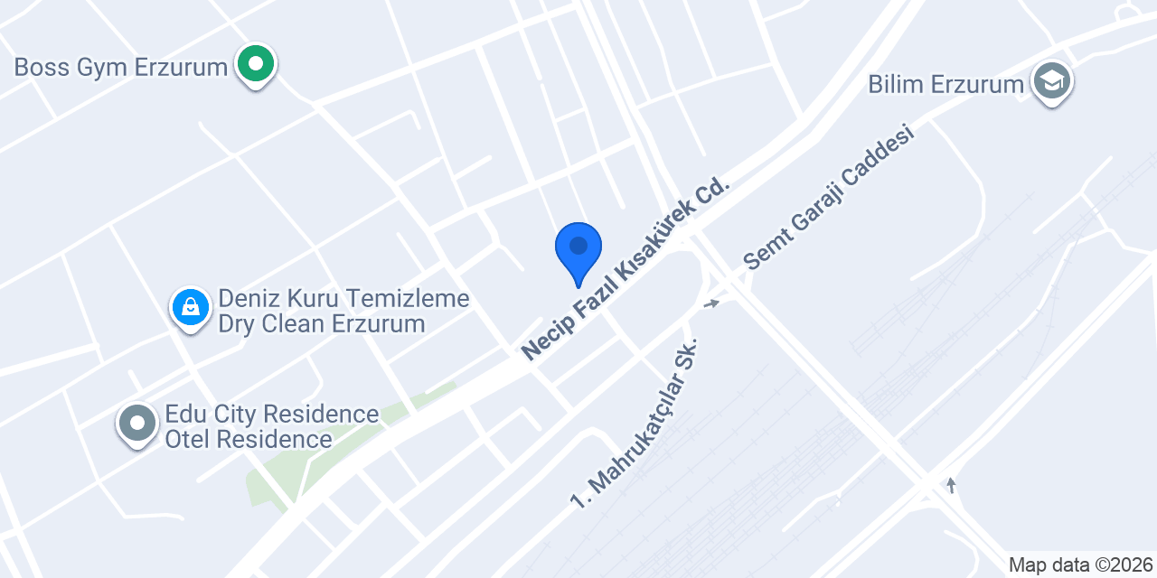 İsbir Yatak Erzurum konumu
