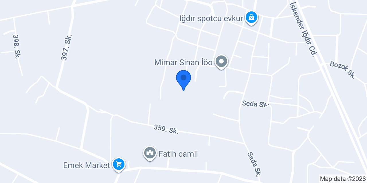 IĞDIR ŞEHİT CİHAT SAYIM ANAOKULU konumu