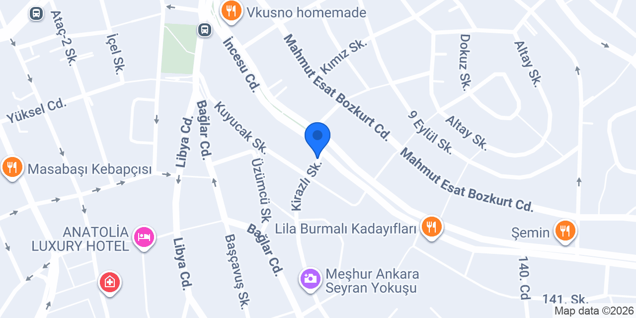 Özdemir Tesisat konumu