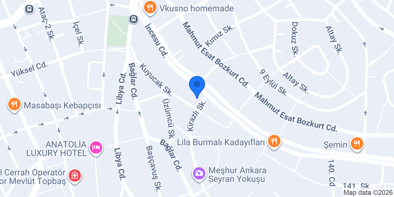Senil Tuhafiye konumu