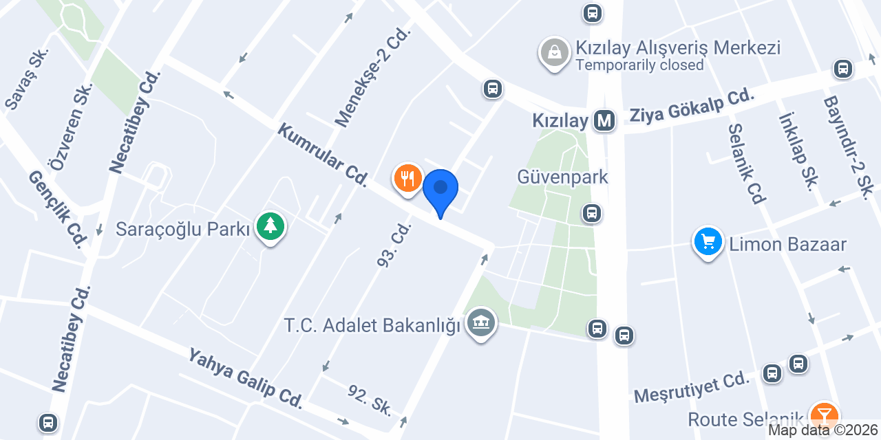 SR DÖNER Kumrular konumu