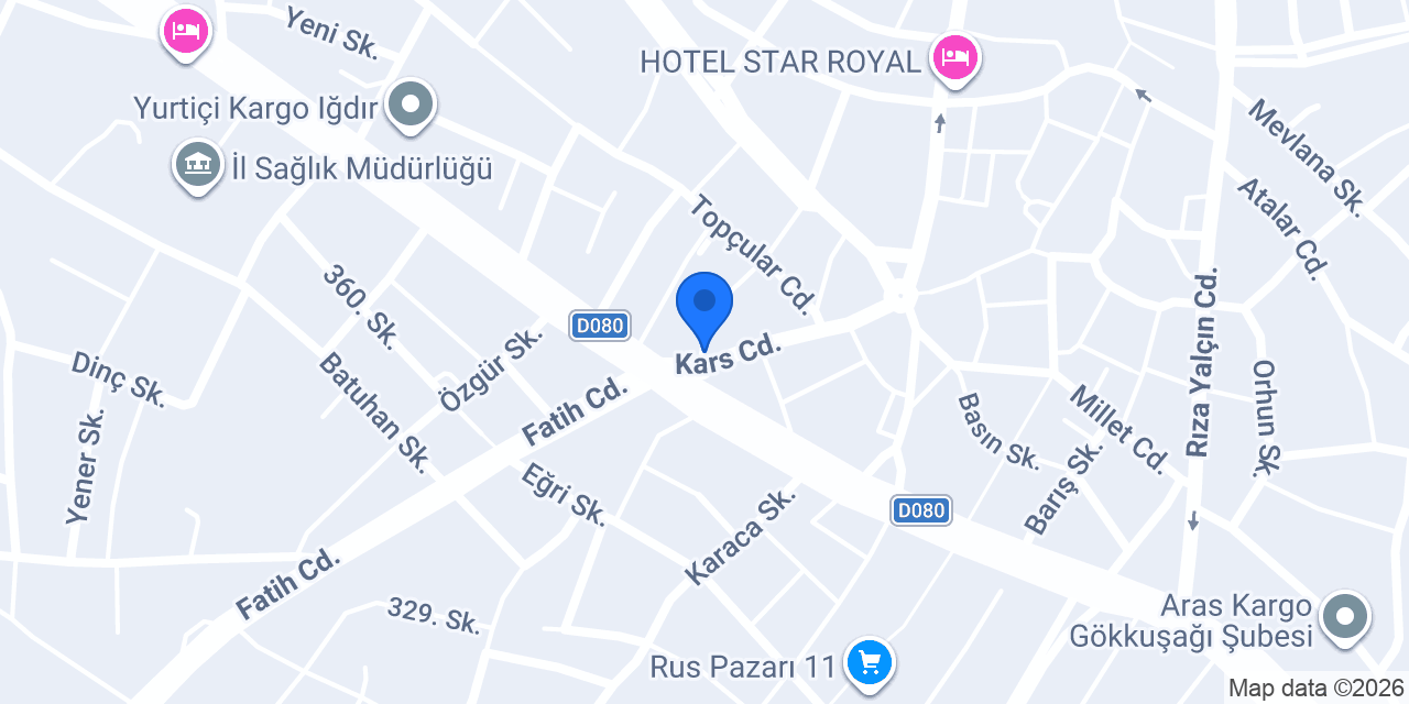 Yeni yaşam eczanesi konumu