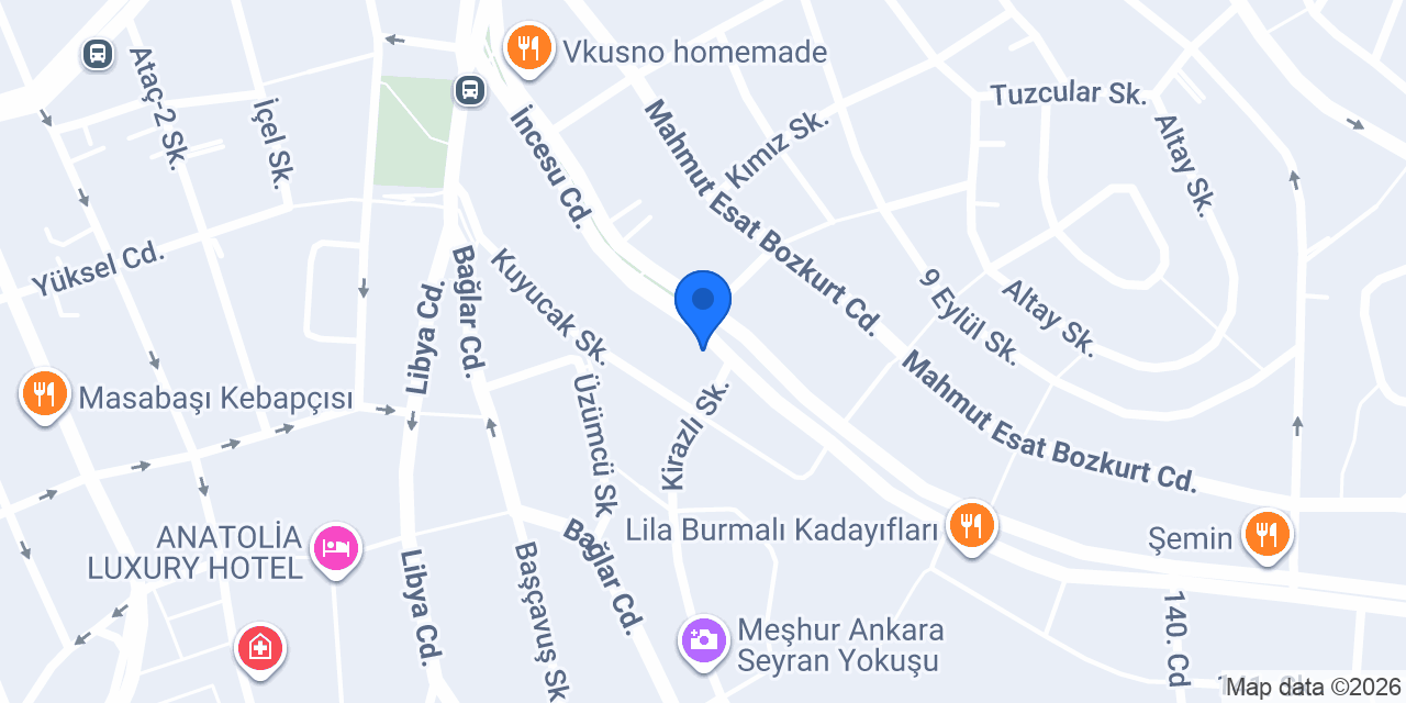 Evşen Mefruşat Perde konumu