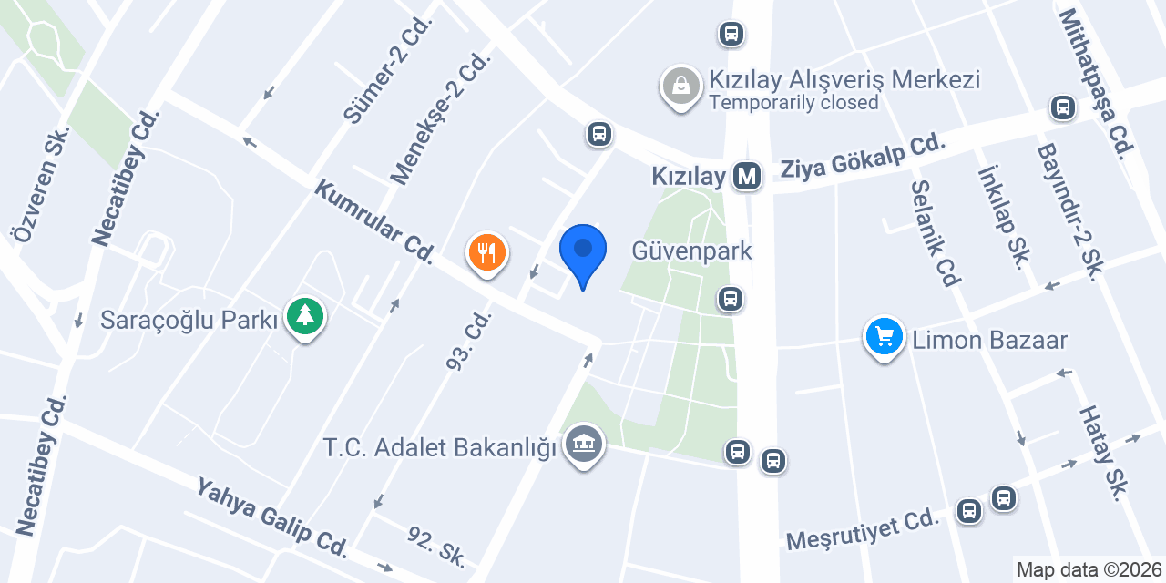 Vip Sürücü Kursu konumu