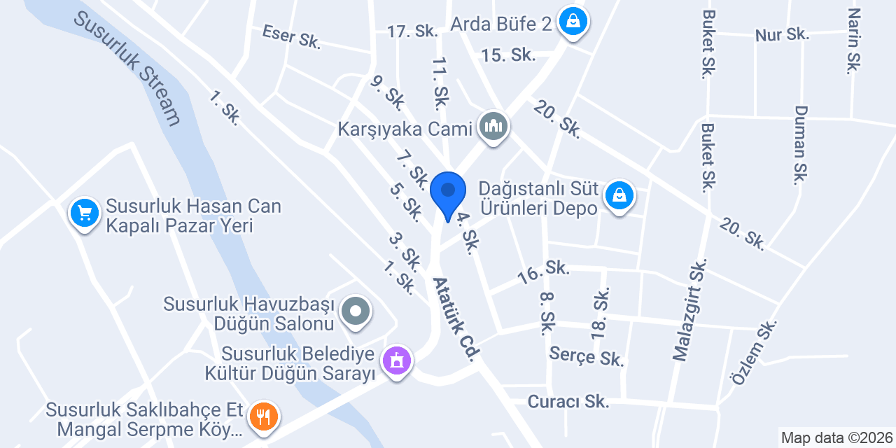 Gündoğan sıhhi tesisat konumu