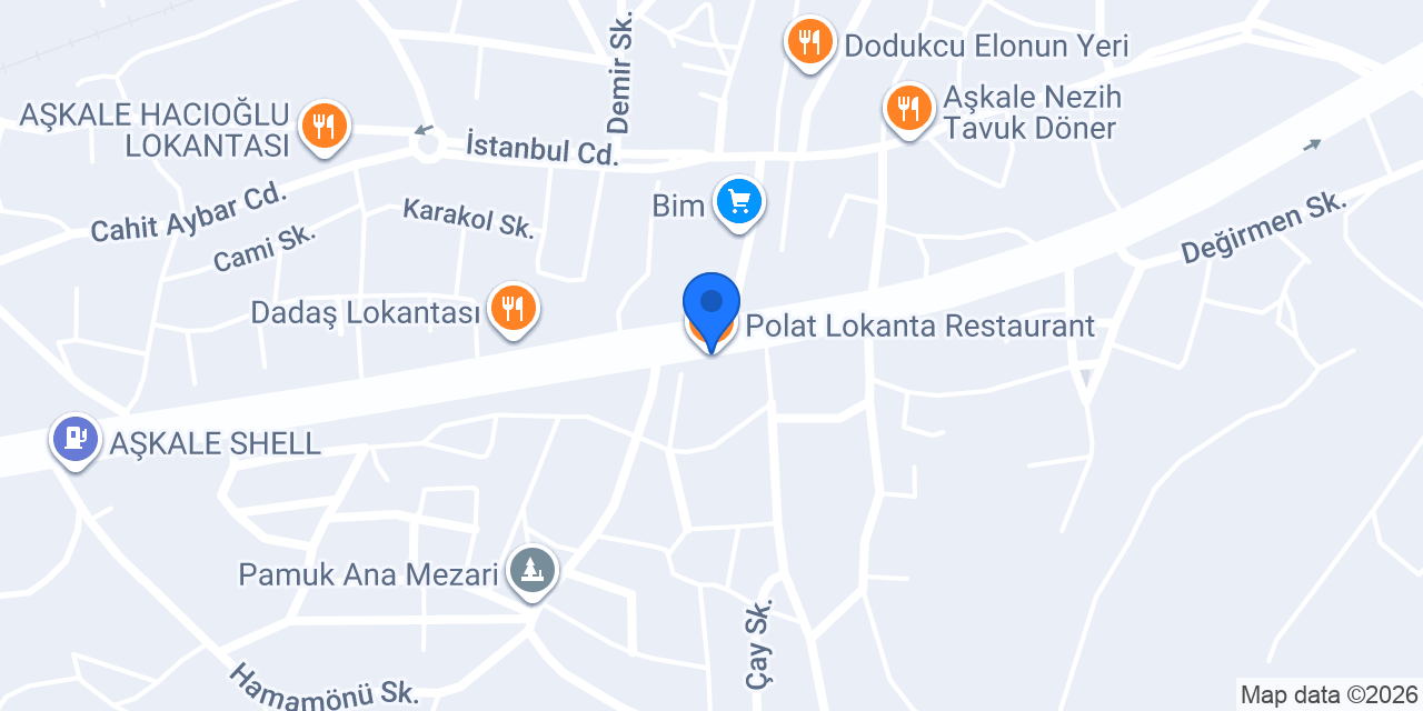 Polat Lokanta Restaurant konumu