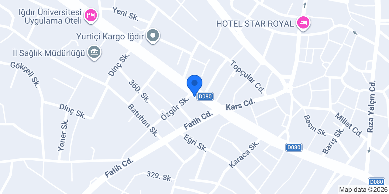 Olimpia Otel konumu