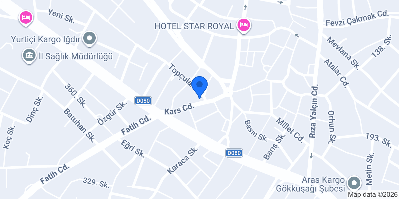 Petrol Ofisi konumu