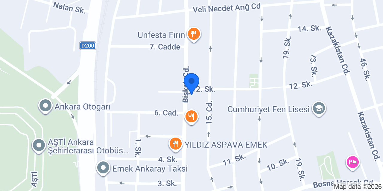 Finestra Emek konumu