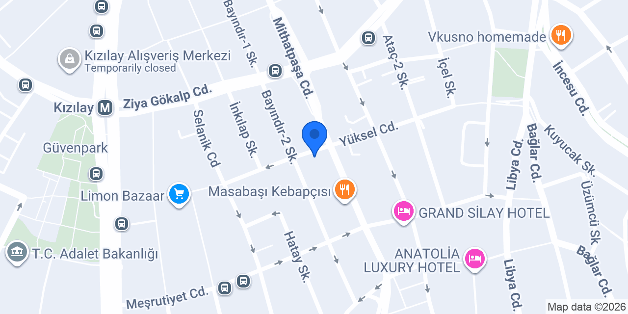 Zelal Cafe konumu