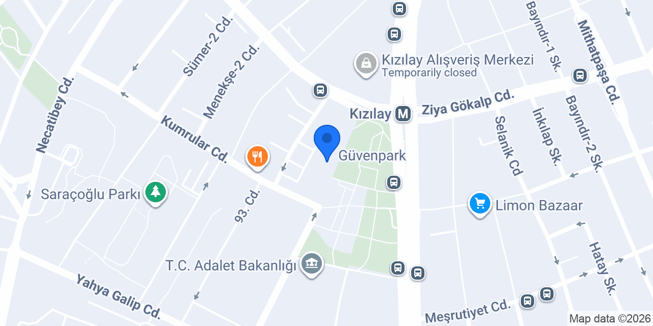 Düşler Sürücü Kursu konumu