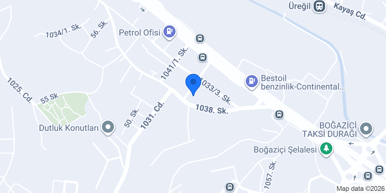 Ergülü Erkek Kuaförü konumu
