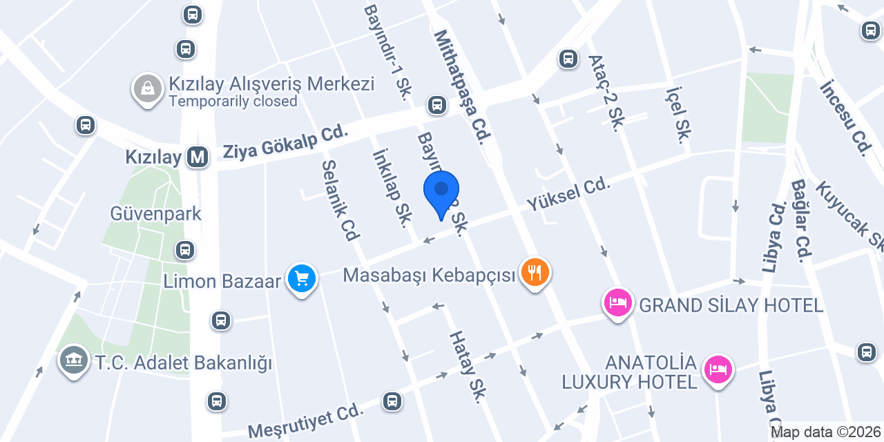 Alba Ankara Hotel konumu