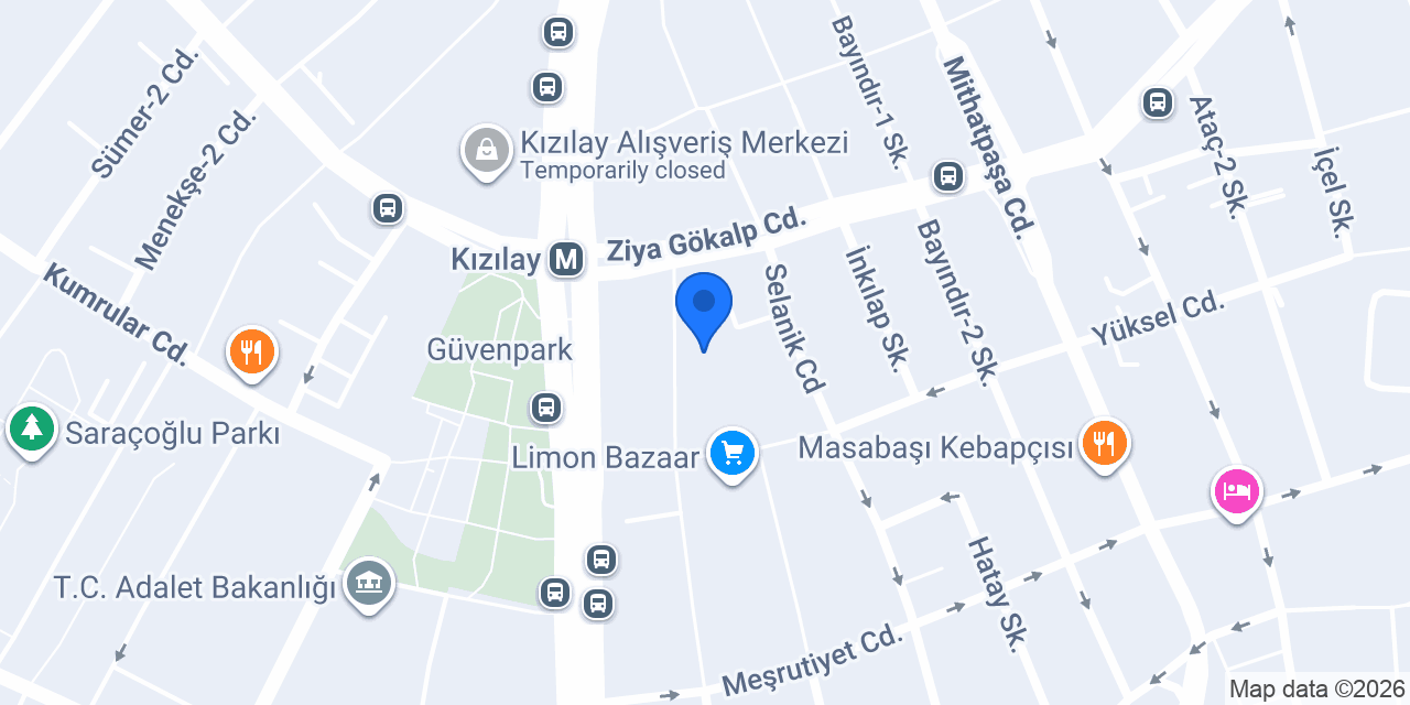 yıldırım terzi konumu