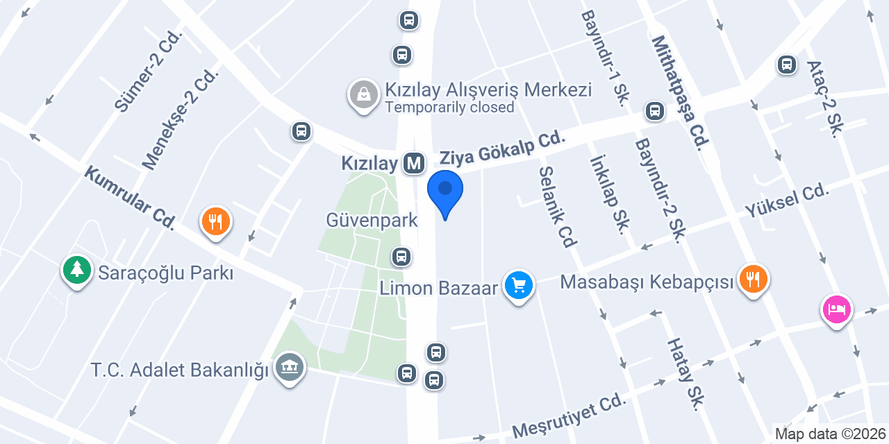 Dört Mevsim Akademi konumu