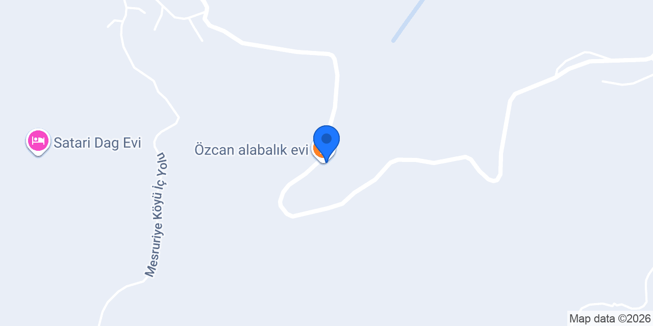 Özcan alabalık evi konumu
