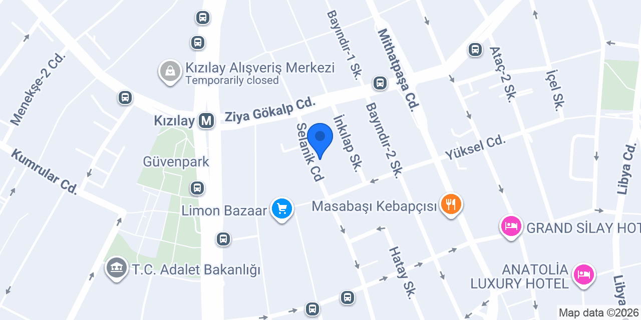 CAJUN CORNER KIZILAY konumu