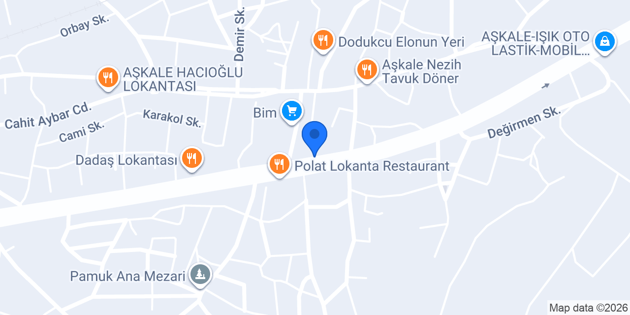 Karafatma İlköğretim Okulu konumu