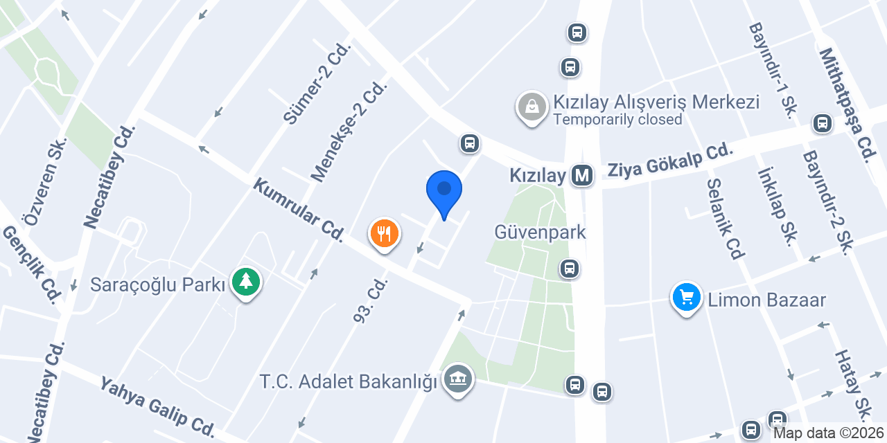 Köseoğlu Hukuk Bürosu Avukat Mustafa Köseoğlu konumu