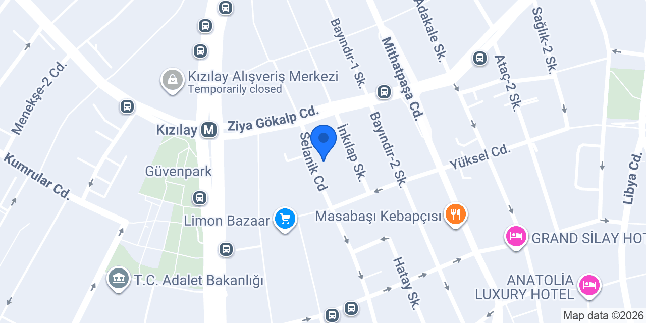 Ankara Anadolu SRC & TMGD Kursları & SRC5 konumu