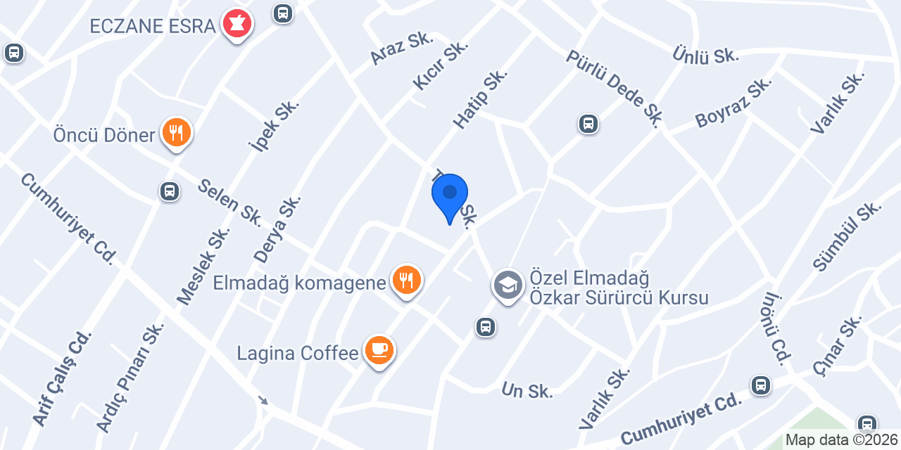 Ekici Hukuk Bürosu konumu