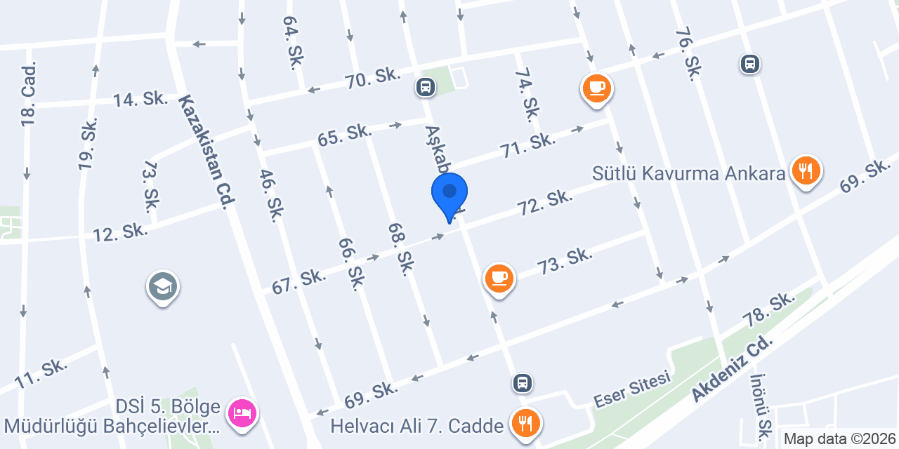 Mama’s Burger & Cajun Bahçeli 7. Cadde konumu