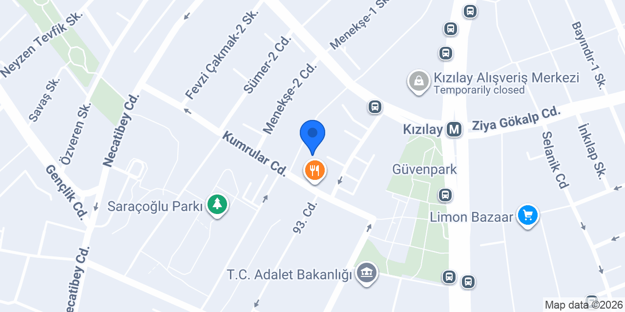 Ankara Konukevi (Anadolu Üniversitesi) konumu