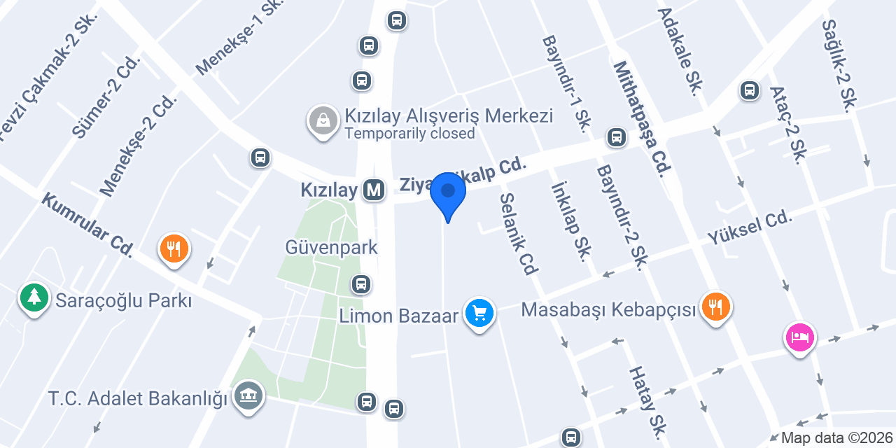 Diş Hekimi Ömer Burak Bulut konumu