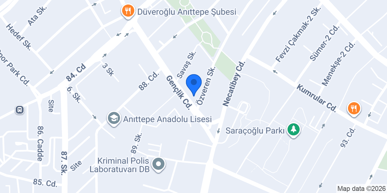 Gençlik Erkek Kuaförü konumu
