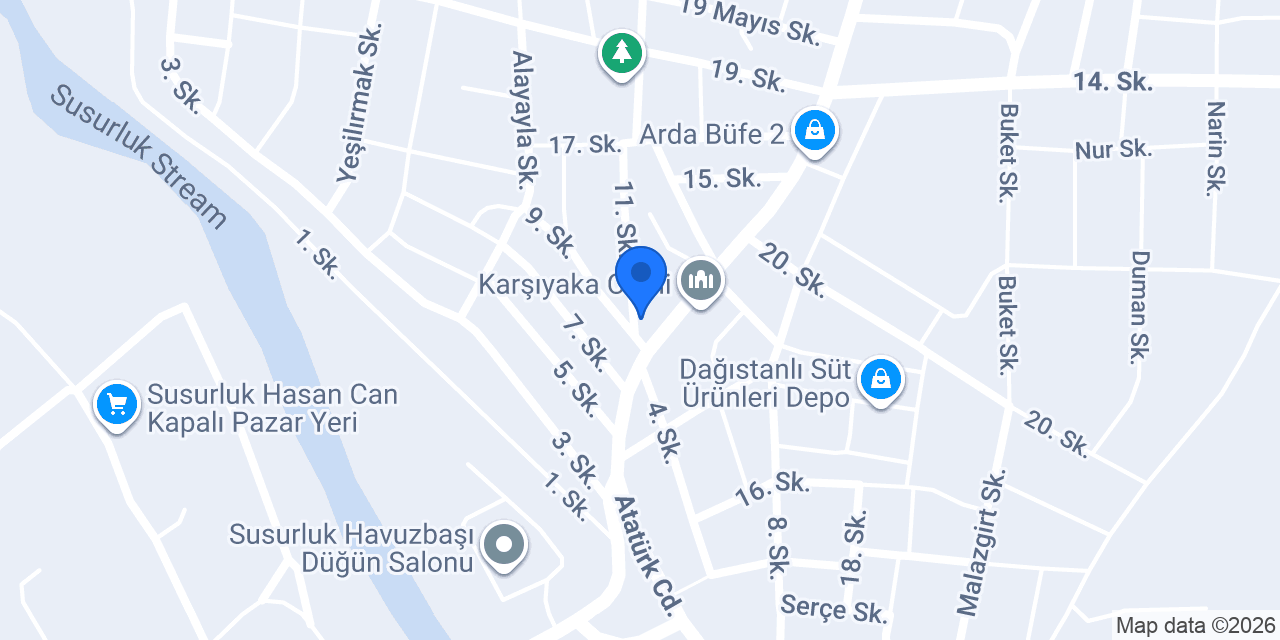 Karşıyaka Taksi konumu