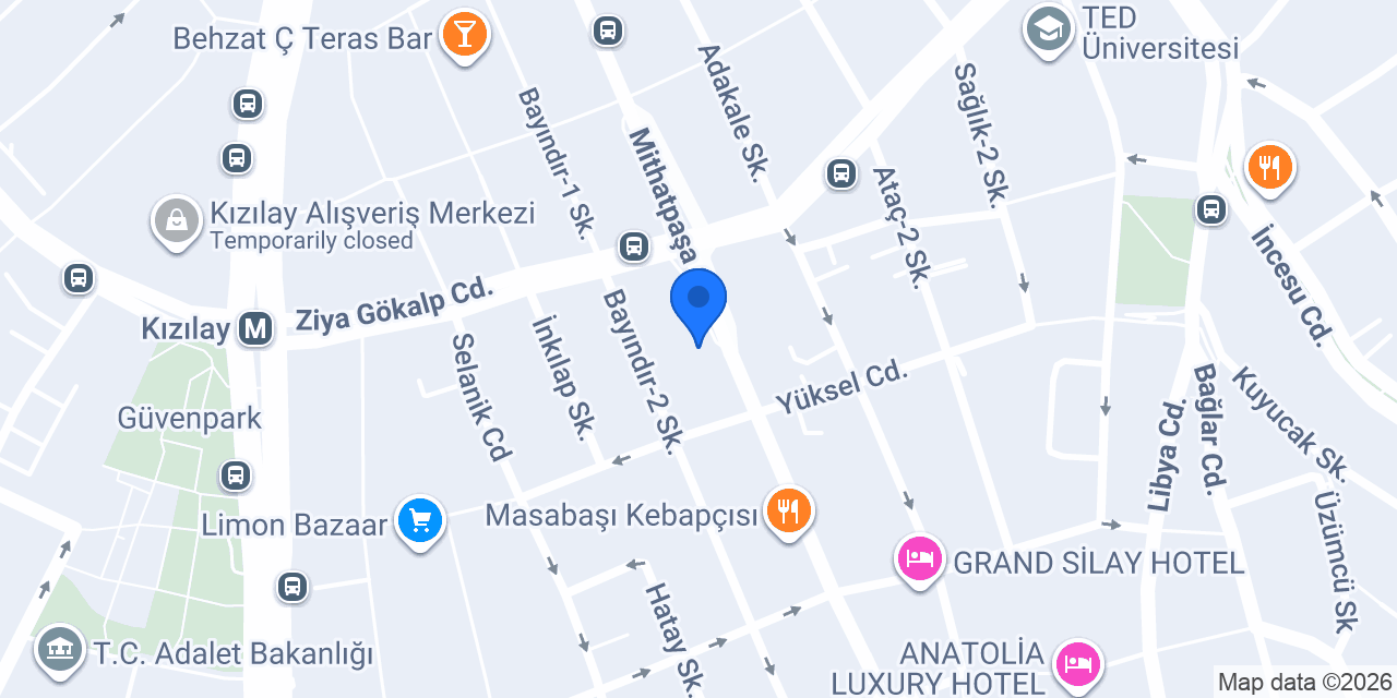 Galeri Kara konumu